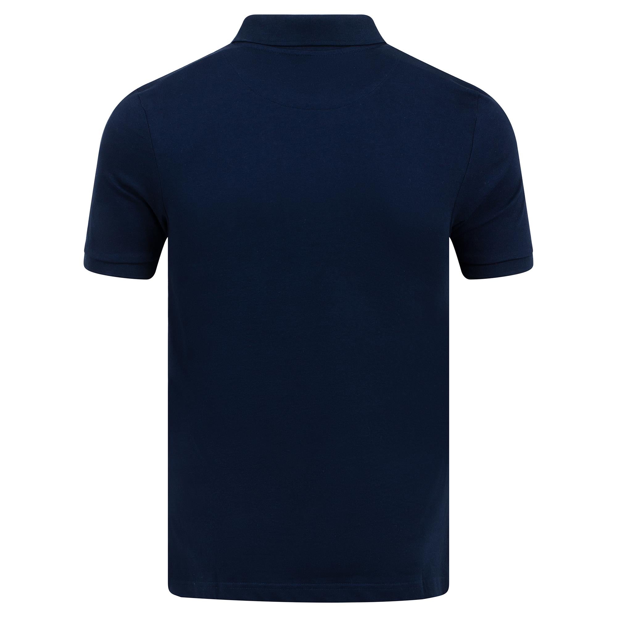 Jones Original Varsity Badge Mens Polo Shirt Navy